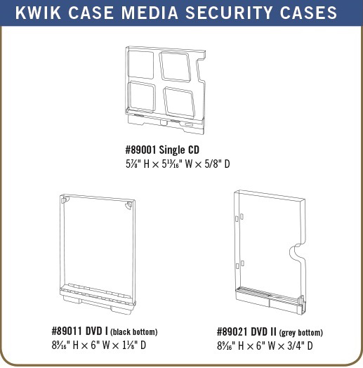 Kwik Case Media Security Case Illustrations